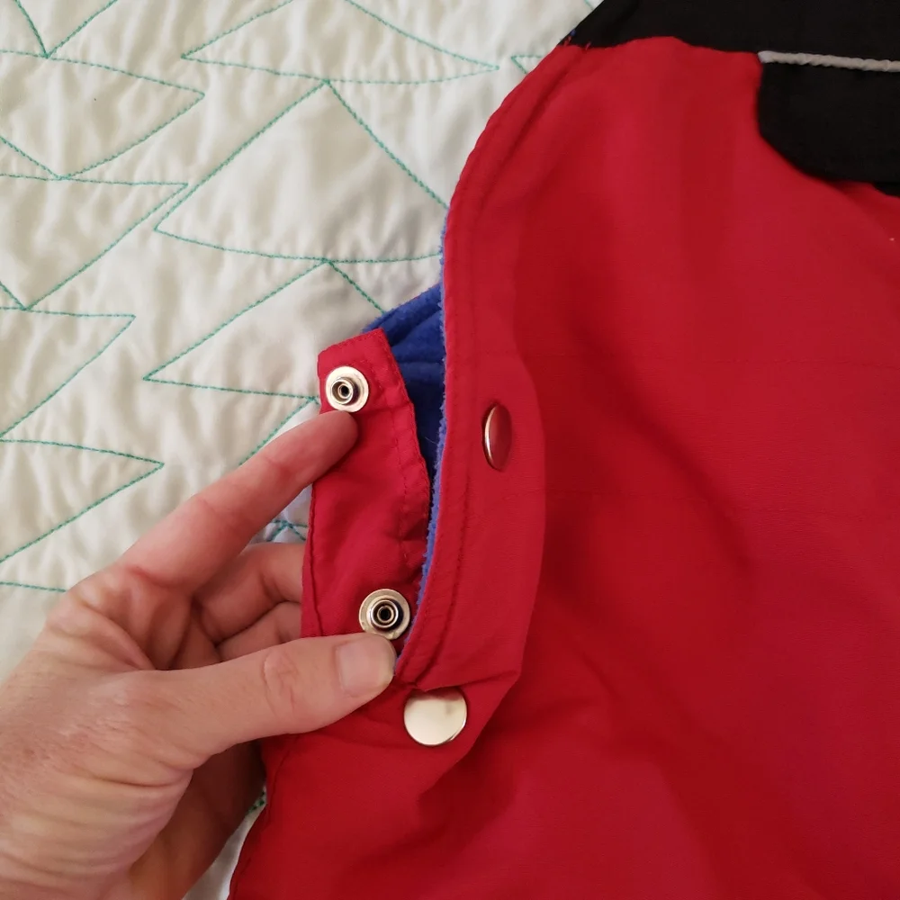 The Children's Place Red Fleece Lined Snow Bib Overalls